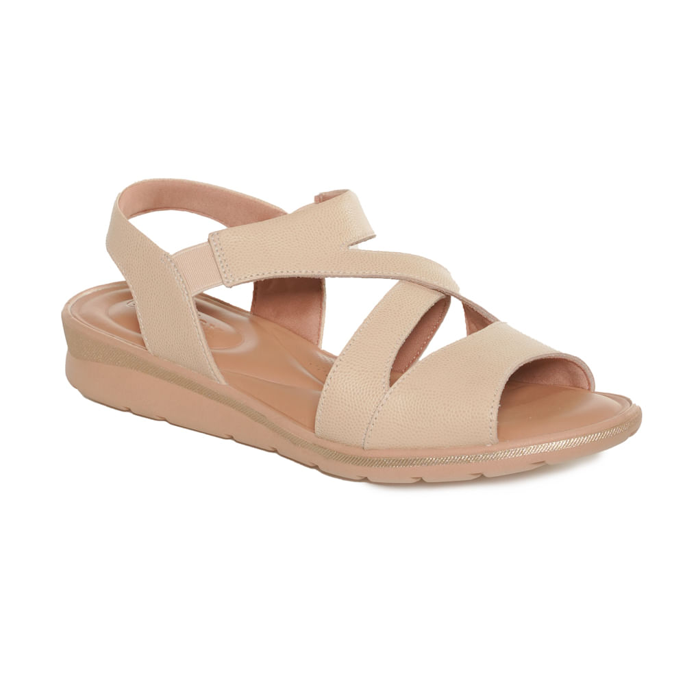 Usaflex Sandalia 24-MA0304-3 Vanilla Couro -4-